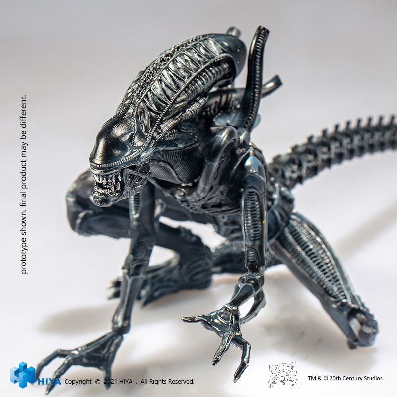 HIYA Exquisite Mini Series 1/18 Scale 5 Inch ALIENS Crouching Alien Warrior Action Figure
