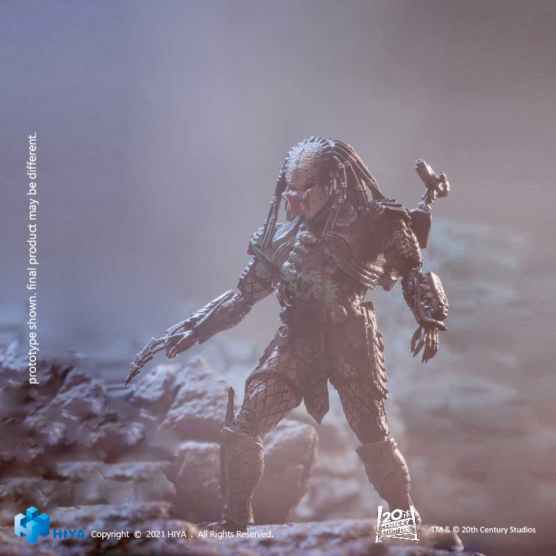 HIYA Exquisite Mini Series 1/18 Scale 5 Inch AVP Final Battle Scar Predator Action Figure