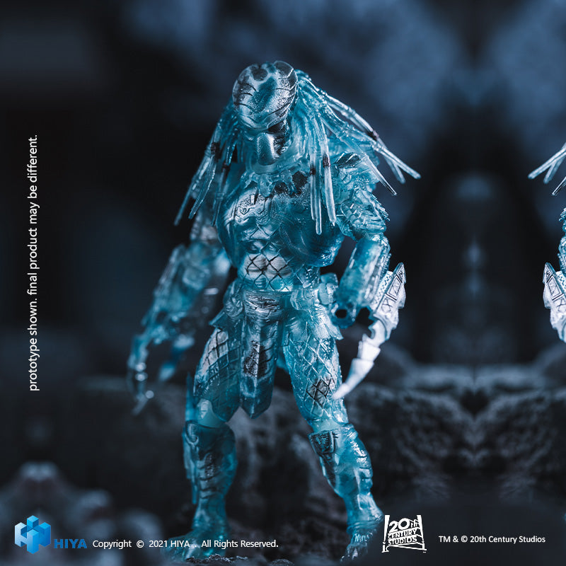 HIYA Exquisite Mini Series 1/18 Scale 5 Inch AVP Active Camouflage Chopper Action Figure