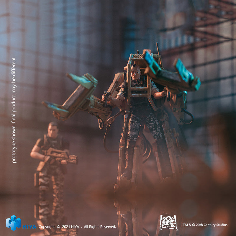 HIYA Exquisite Mini Series 1/18 Scale 5 Inch ALIENS Power Loader GameStop Exclusive Action Figure
