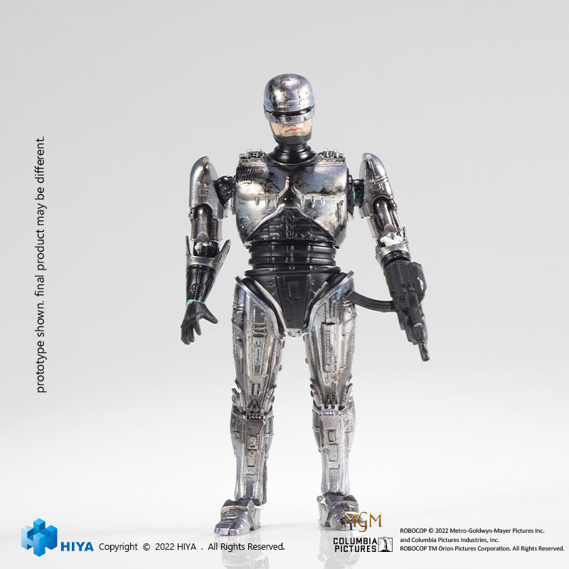Hiya Toys Robocop 3: Battle Damaged Robocop 1:18 Scale Action Figure,  Multicolor