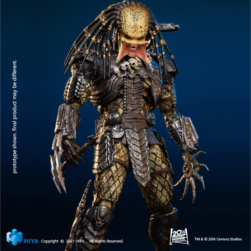 HIYA Exquisite Mini Series 1/18 Scale 5 Inch AVP Unmasked Scar Predator Action Figure