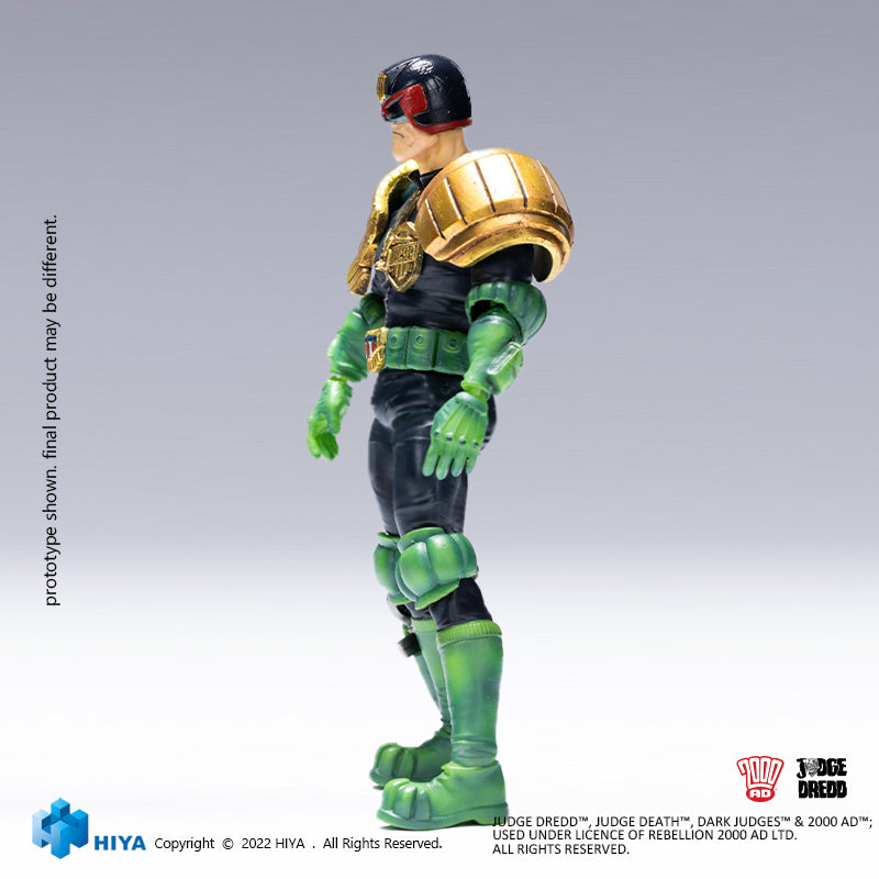 HIYA Exquisite Mini Series 1/18 Scale 4 Inch JUDGE DREDD Judge Dredd  Action Figure