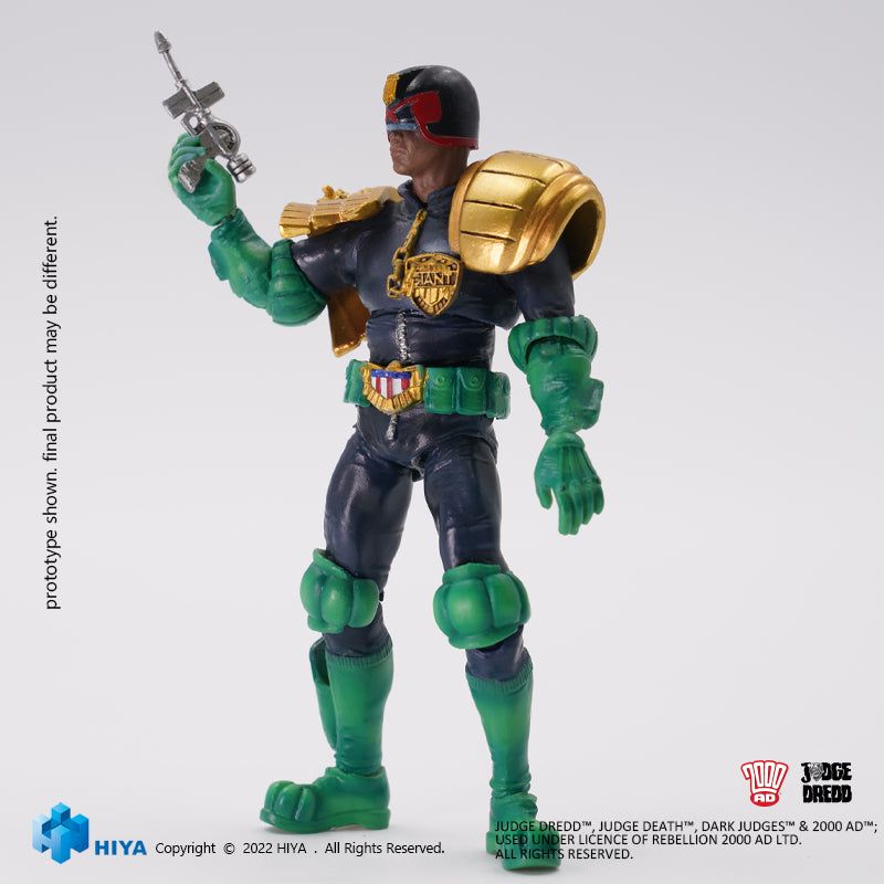 HIYA Exquisite Mini Series 1/18 Scale 4 Inch JUDGE DREDD Judge Giant Action Figure