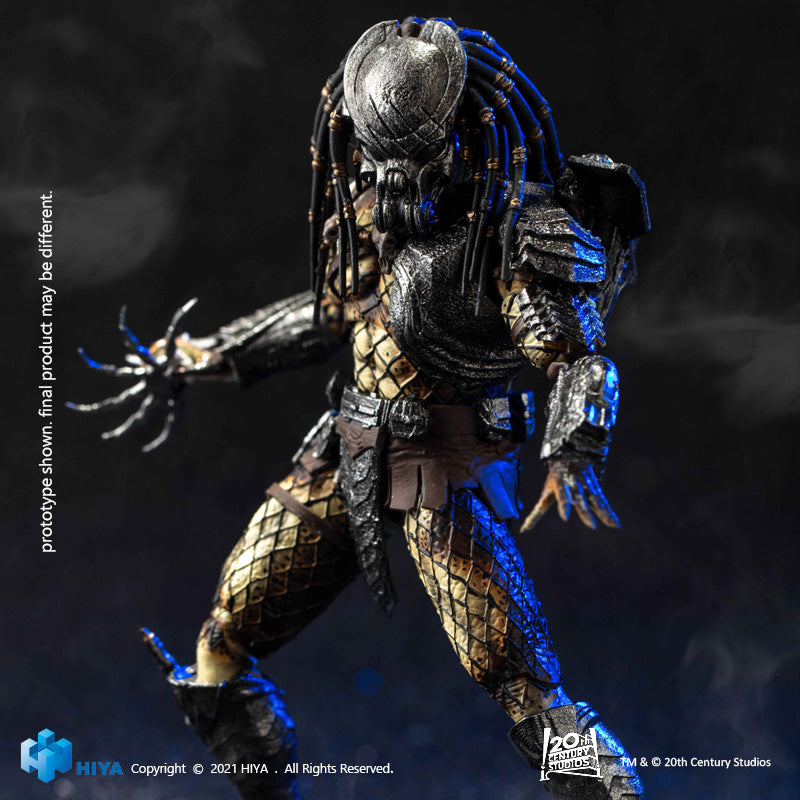 HIYA Exquisite Mini Series 1/18 Scale 5 Inch AVP Battle Damage Celtic Predator Action Figure