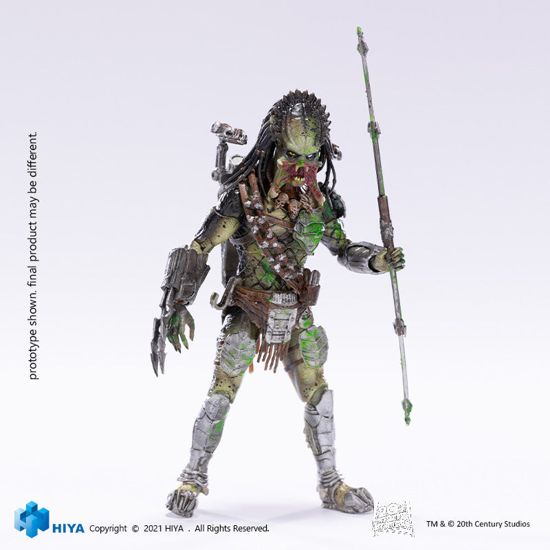 HIYA Exquisite Mini Series 1/18 Scale 5 Inch AVPR Battle Damage Wolf Predator Action Figure
