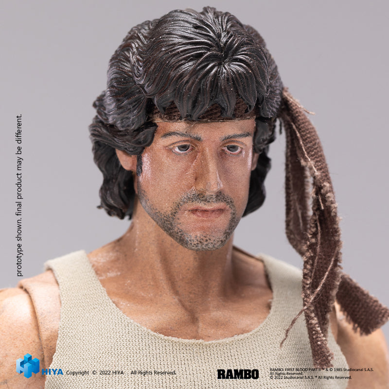 HIYA Exquisite Super Series 1/12 Scale 6.5 Inch FIRST BLOOD Rambo Action Figure