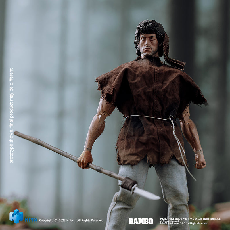 HIYA Exquisite Super Series 1/12 Scale 6.5 Inch FIRST BLOOD Rambo Action Figure