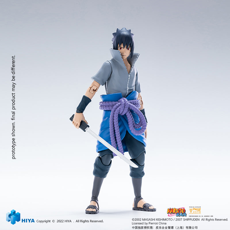 HIYA Exquisite Basic Series 1/12 Scale 6 Inch NARUTO Sasuke Action Figure