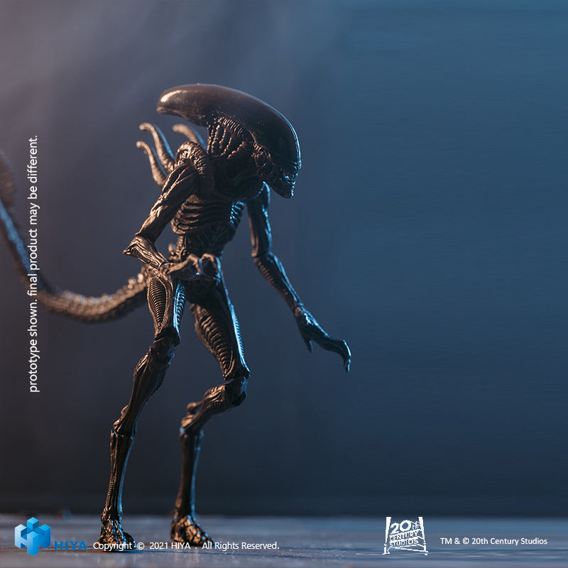 HIYA Exquisite Mini Series 1/18 Scale 5 Inch ALIEN RESSURECTION Lead Alien Warrior Action Figure