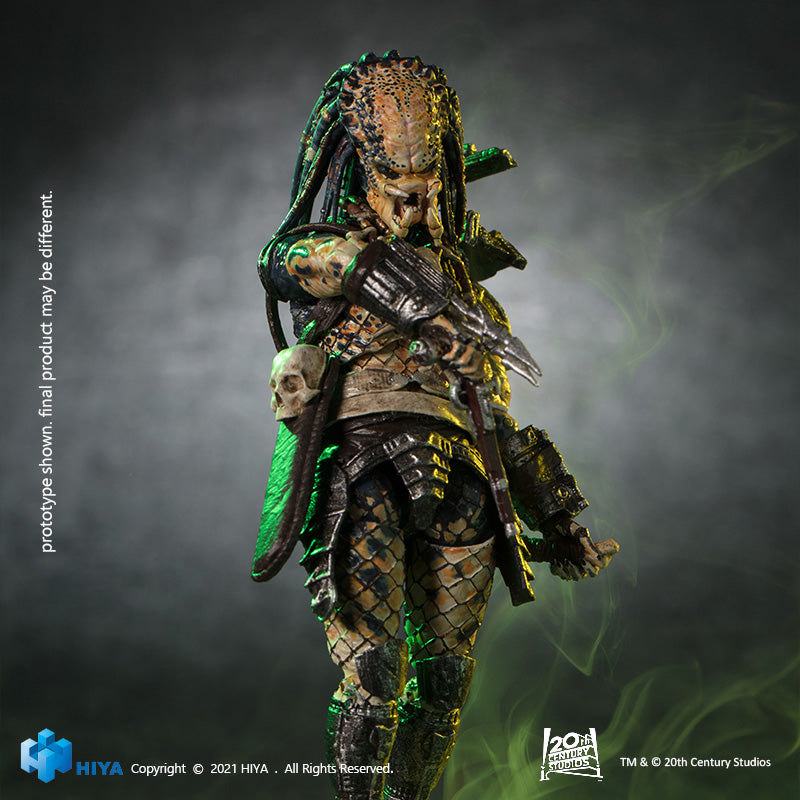 HIYA Exquisite Mini Series 1/18 Scale 5 Inch PREDATOR 2 Elder Predator Action Figure