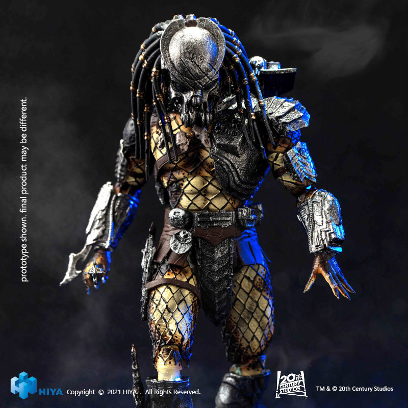 HIYA Exquisite Mini Series 1/18 Scale 5 Inch AVP Battle Damage Celtic Predator Action Figure