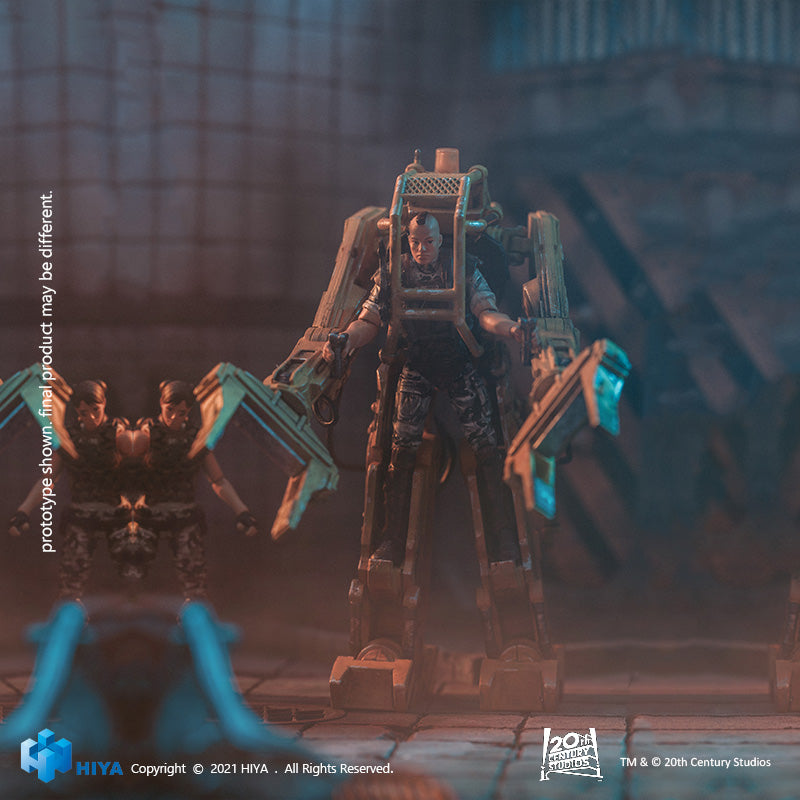 HIYA Exquisite Mini Series 1/18 Scale 5 Inch ALIENS Power Loader GameStop Exclusive Action Figure