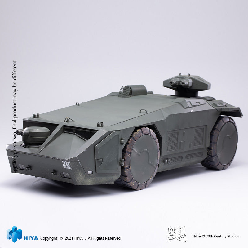 HIYA Exquisite Mini Series 1/18 Scale 5 Inch ALIENS Armored Personnel Carrier Green Version scale vehicle Action Figure