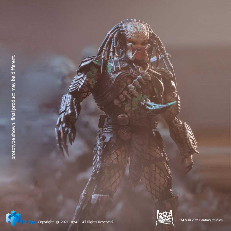 HIYA Exquisite Mini Series 1/18 Scale 5 Inch AVP Final Battle Scar Predator Action Figure