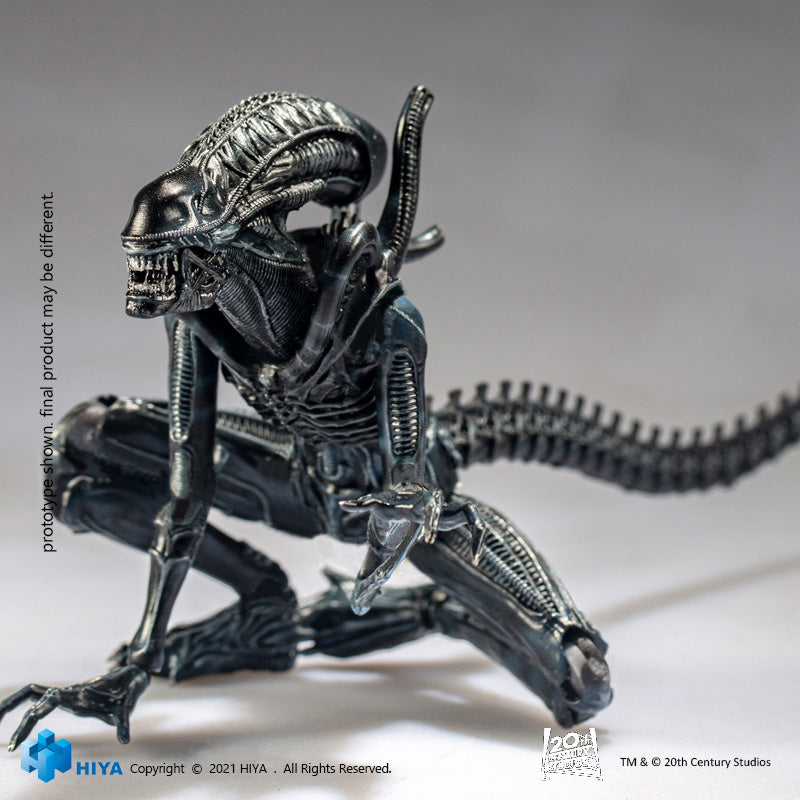 HIYA Exquisite Mini Series 1/18 Scale 5 Inch ALIENS Crouching Alien Warrior Action Figure