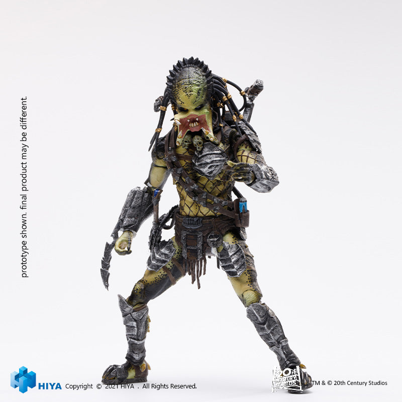 HIYA Exquisite Mini Series 1/18 Scale 5 Inch AVP2 Unmasked Wolf Predator  Action Figure