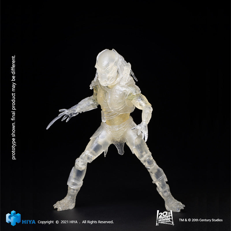 HIYA Exquisite Mini Series 1/18 Scale 5 Inch PREDATORS Invisible Berserker Action Figure