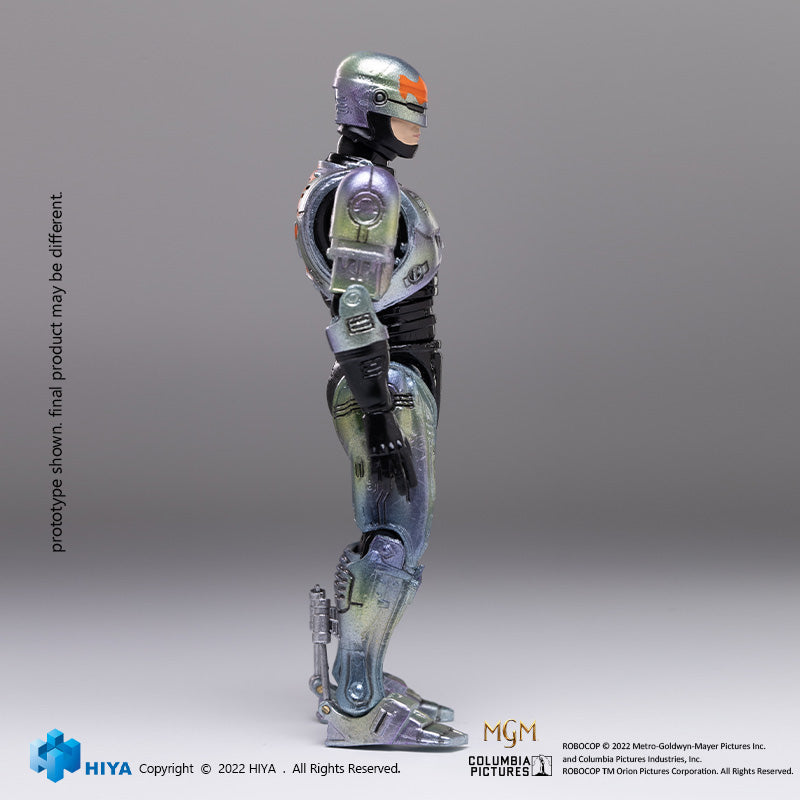 HIYA Exquisite Mini Series 1/18 Scale 4 Inch  ROBOCOP KICK ME PX Action Figure