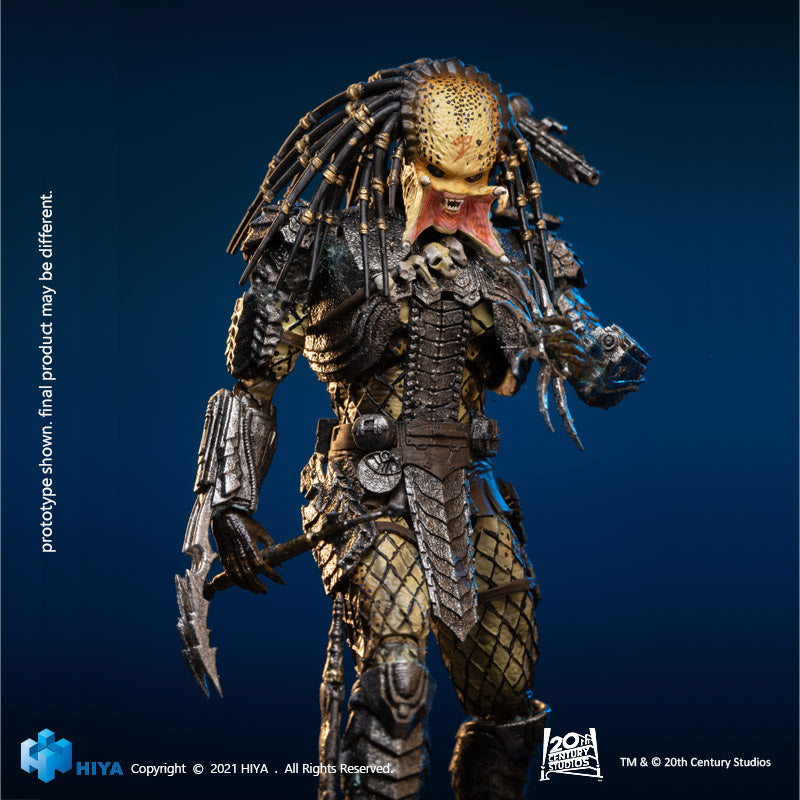 HIYA Exquisite Mini Series 1/18 Scale 5 Inch AVP Unmasked Scar Predator Action Figure