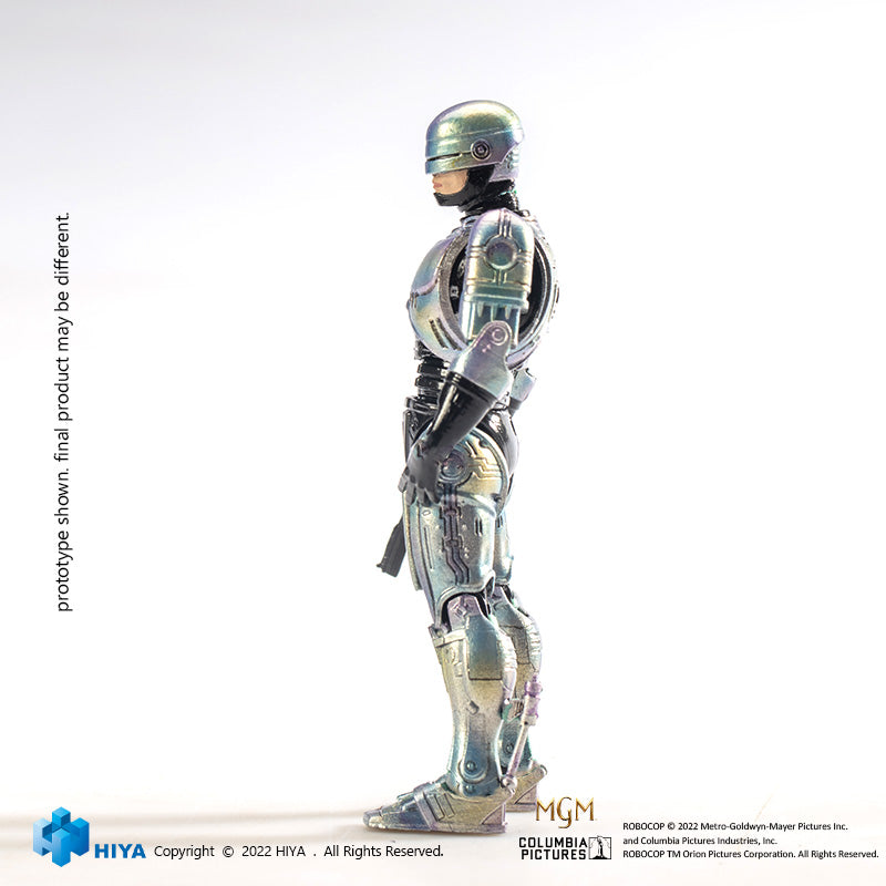 HIYA Exquisite Mini Series 1/18 Scale 4 Inch ROBOCOP 2 Robert Cop Exclusive Action Figure