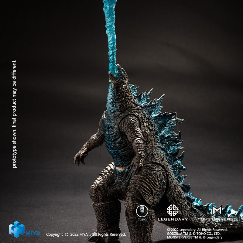 HIYA Exquisite Basic Series None Scale 7 Inch GODZILLA VS KONG Heat Ray Godzilla Action Figure