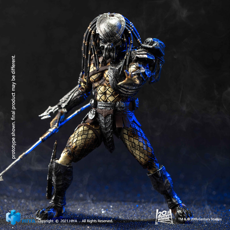 HIYA Exquisite Mini Series 1/18 Scale 5 Inch AVP Battle Damage Celtic Predator Action Figure
