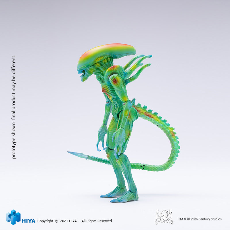 HIYA Exquisite Mini Series 1/18 Scale 5 Inch AVP Thermal Vision Alien Warrior Action Figure