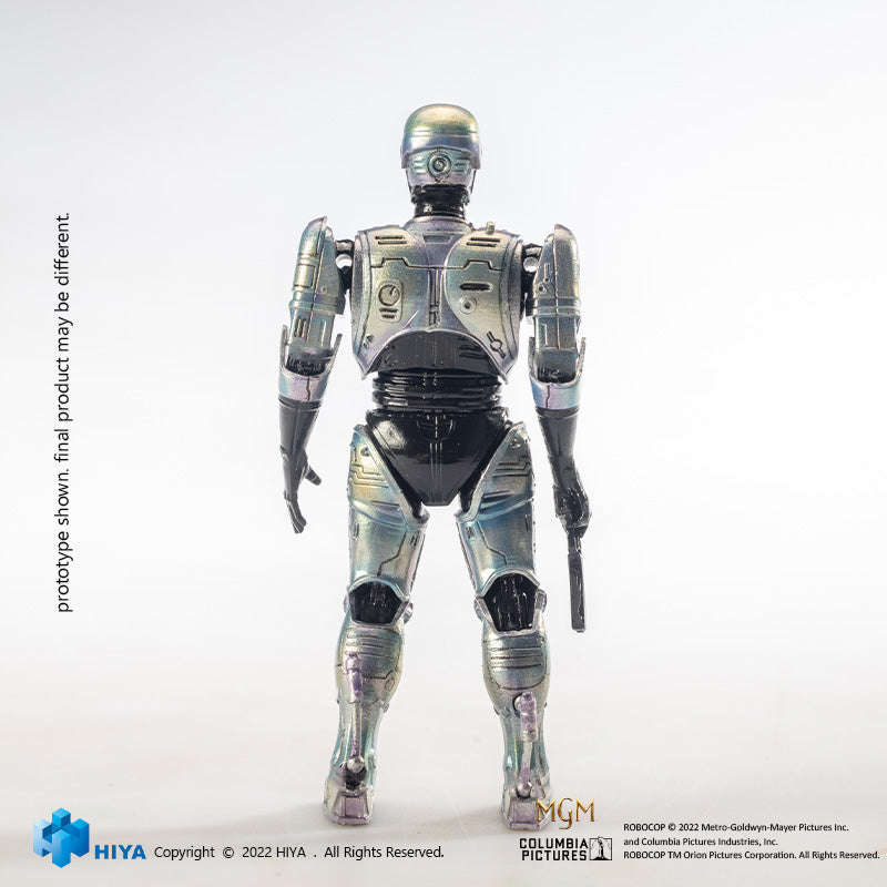 HIYA Exquisite Mini Series 1/18 Scale 4 Inch ROBOCOP 2 Robert Cop Exclusive Action Figure