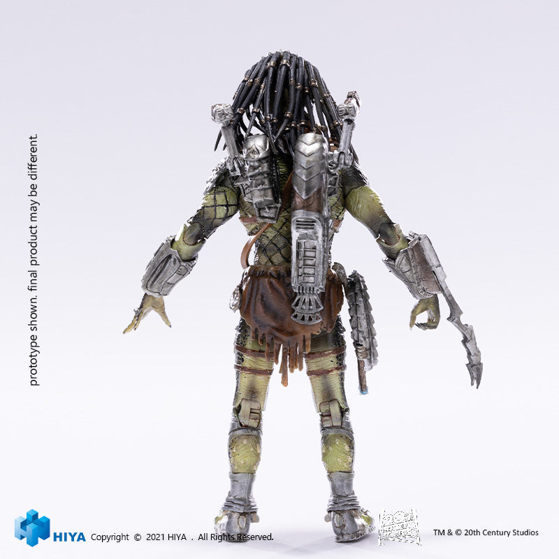 HIYA Exquisite Mini Series 1/18 Scale 5 Inch AVPR Battle Damage Wolf Predator Action Figure