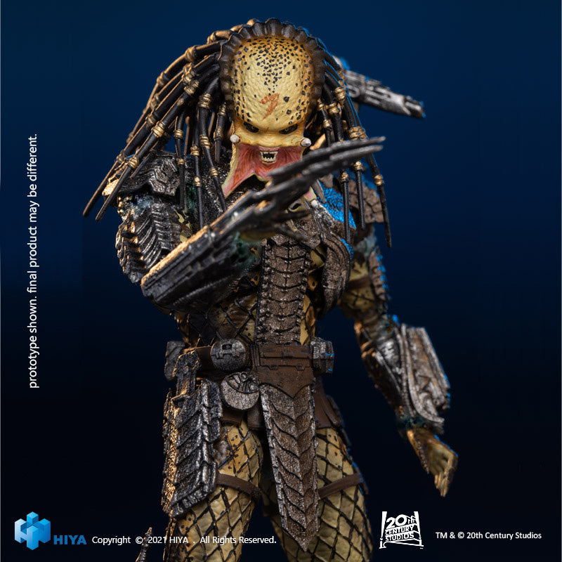 HIYA Exquisite Mini Series 1/18 Scale 5 Inch AVP Unmasked Scar Predator Action Figure