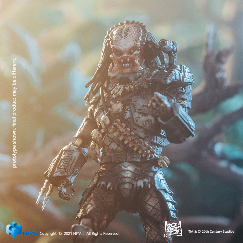 HIYA Exquisite Mini Series 1/18 Scale 5 Inch PREDATOR Open Mouth Jungle Predator Action Figure