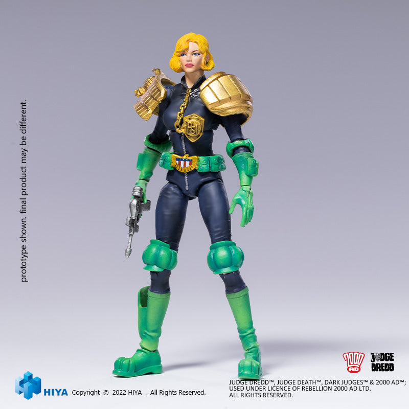 HIYA Exquisite Mini Series 1/18 Scale 4 Inch JUDGE DREDD Judge Anderson Action Figure