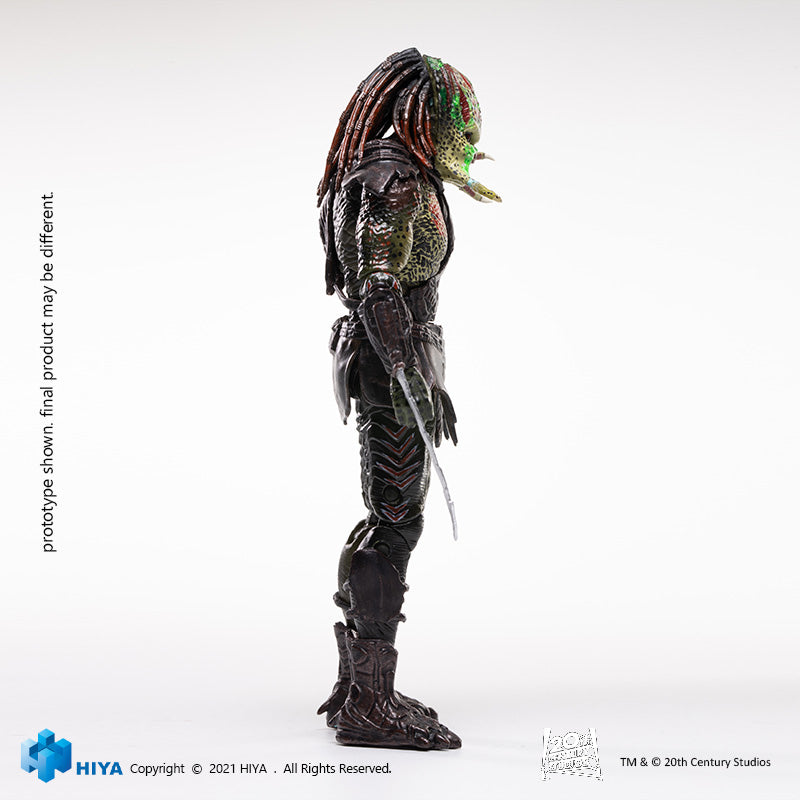 HIYA Exquisite Mini Series 1/18 Scale 5 Inch PREDATORS battle damage Berserker Predator Action Figure
