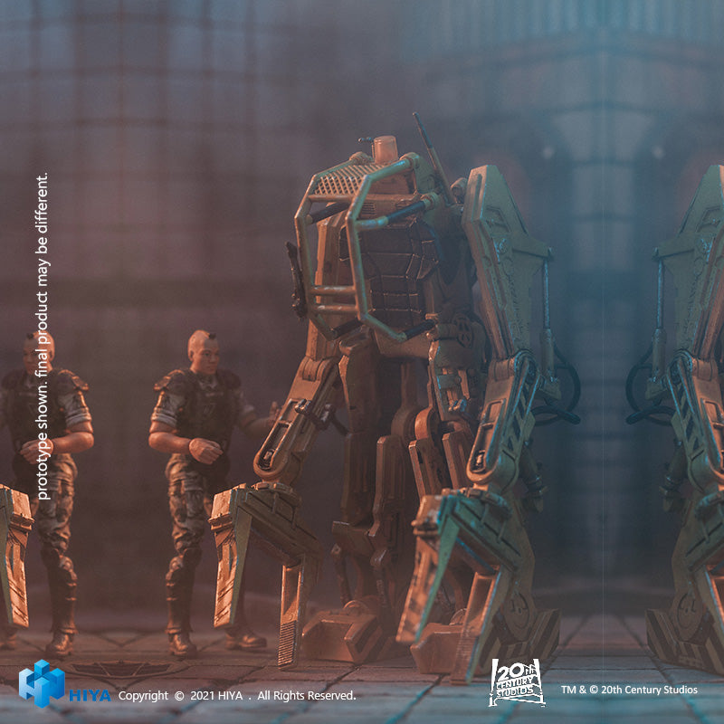 HIYA Exquisite Mini Series 1/18 Scale 5 Inch ALIENS Power Loader GameStop Exclusive Action Figure