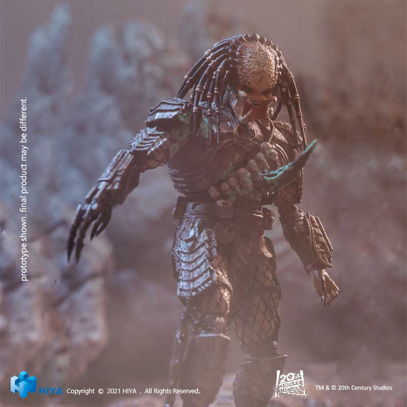 HIYA Exquisite Mini Series 1/18 Scale 5 Inch AVP Final Battle Scar Predator Action Figure