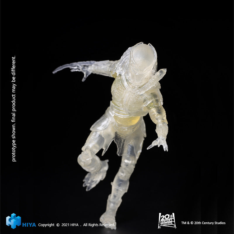 HIYA Exquisite Mini Series 1/18 Scale 5 Inch PREDATORS Invisible Berserker Action Figure