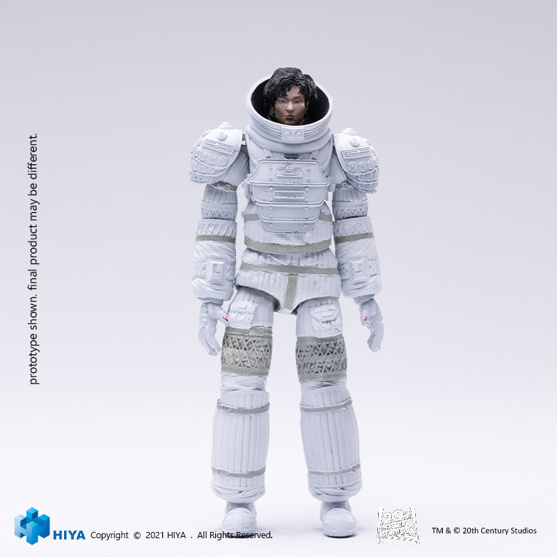 HIYA Exquisite Mini Series 1/18 Scale 4 Inch  ALIEN Ripley In Spacesuit Action Figure