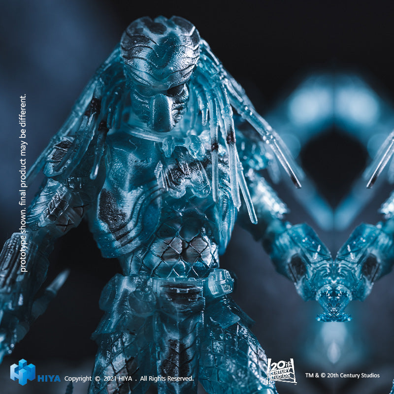HIYA Exquisite Mini Series 1/18 Scale 5 Inch AVP Active Camouflage Chopper Action Figure