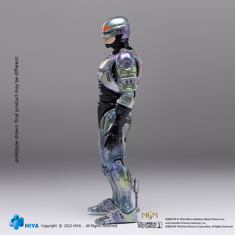 HIYA Exquisite Mini Series 1/18 Scale 4 Inch  ROBOCOP KICK ME PX Action Figure