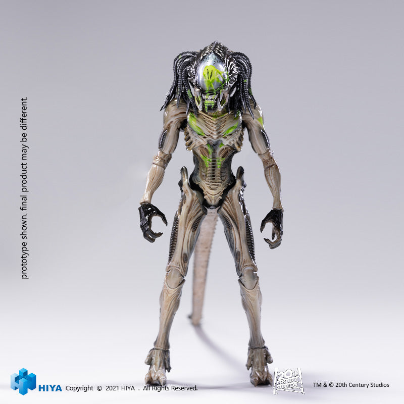 HIYA Exquisite Mini Series 1/18 Scale 6 Inch AVPR Battle Damage Predalien Action Figure