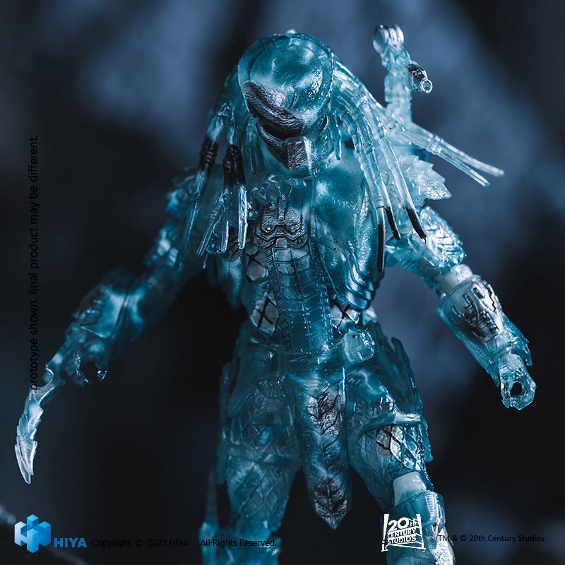 HIYA Exquisite Mini Series 1/18 Scale 5 Inch AVP Active Camouflage Scar Action Figure