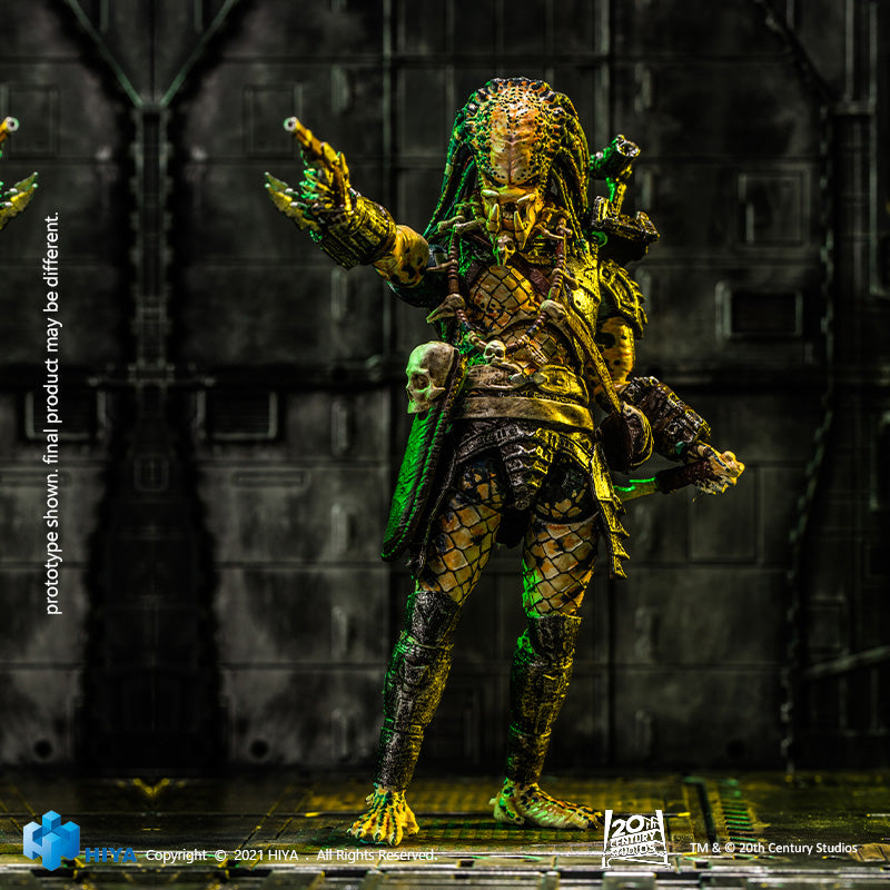 HIYA Exquisite Mini Series 1/18 Scale 5 Inch PREDATOR 2 Elder Predator Action Figure