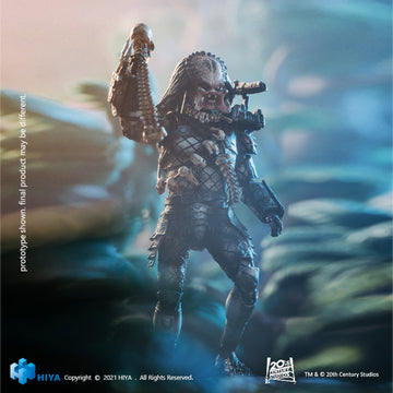 HIYA Exquisite Mini Series 1/18 Scale 5 Inch PREDATOR Open Mouth Jungle Predator Action Figure