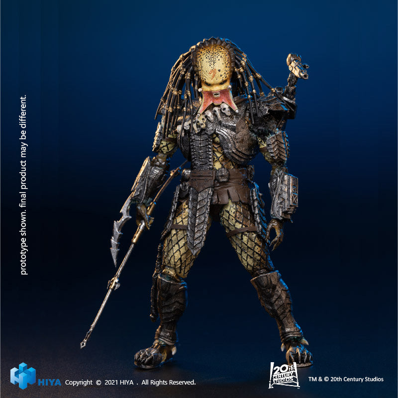 HIYA Exquisite Mini Series 1/18 Scale 5 Inch AVP Unmasked Scar Predator Action Figure