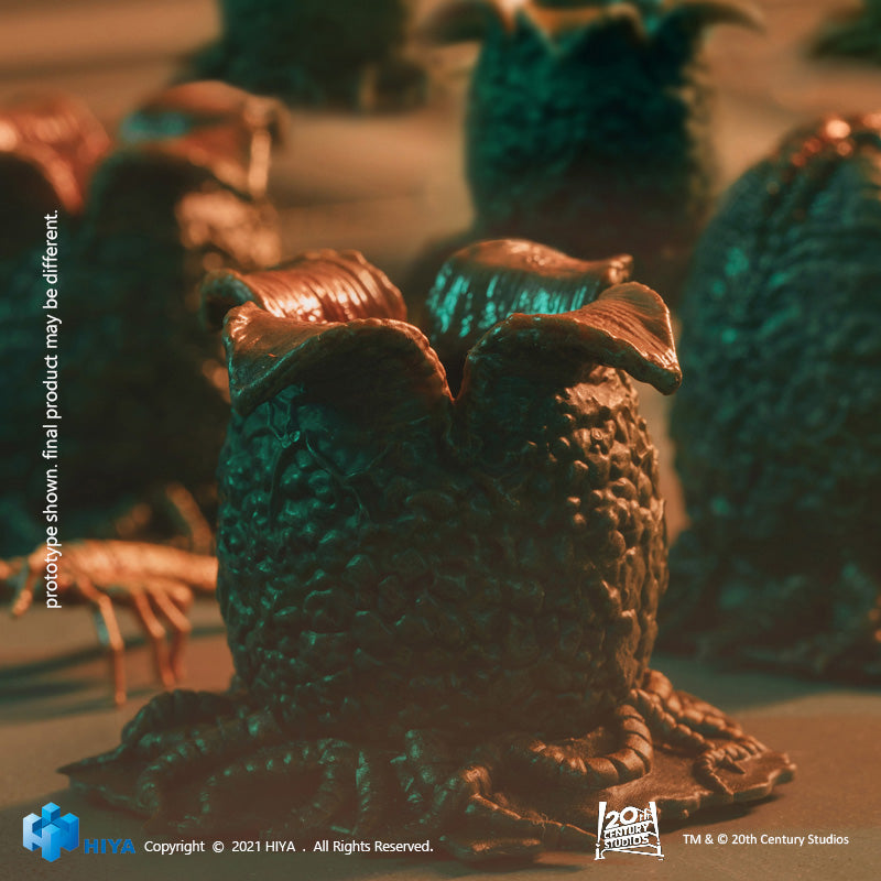 HIYA Exquisite Mini Series 1/18 Scale 5 Inch ALIENS Ovomorph And Facehugger set Action Figure