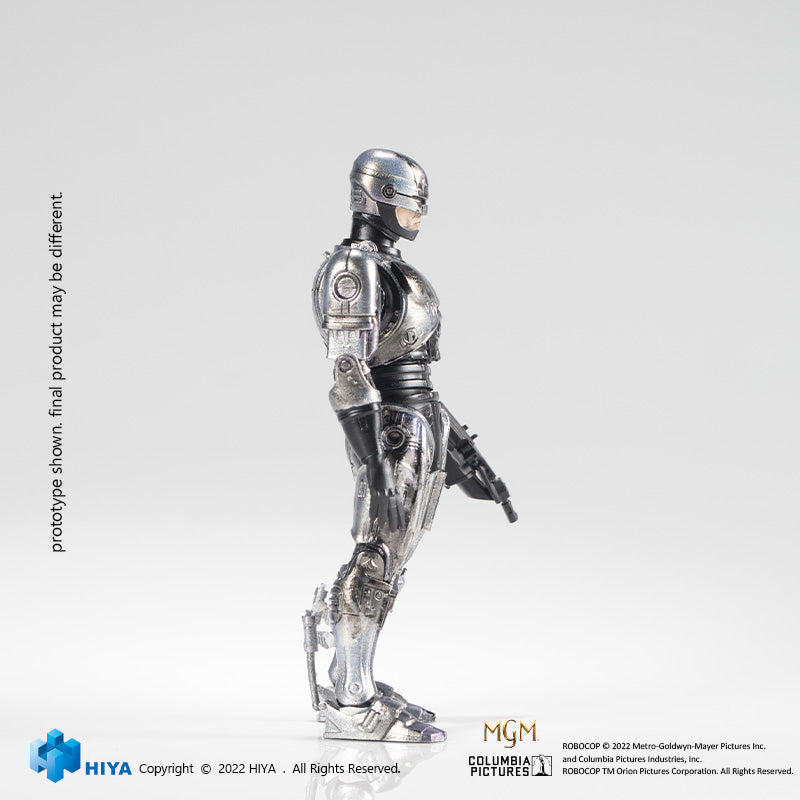 HIYA Exquisite Mini Series 1/18 Scale 4 Inch ROBOCOP 3 Battle Damage Robocop Action Figure