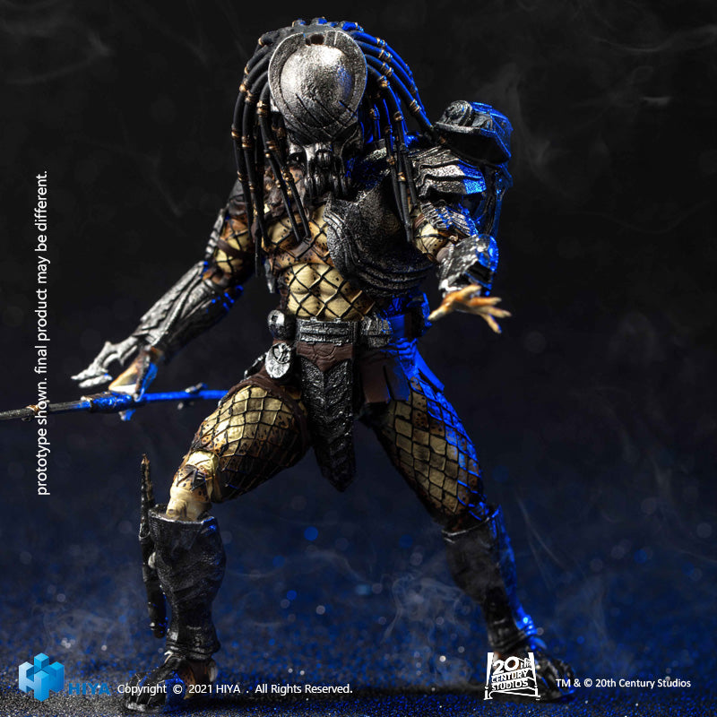 HIYA Exquisite Mini Series 1/18 Scale 5 Inch AVP Battle Damage Celtic Predator Action Figure