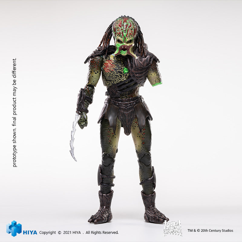 HIYA Exquisite Mini Series 1/18 Scale 5 Inch PREDATORS battle damage Berserker Predator Action Figure