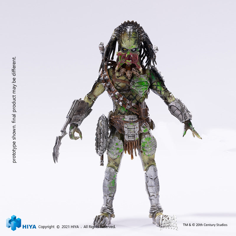 HIYA Exquisite Mini Series 1/18 Scale 5 Inch AVPR Battle Damage Wolf Predator Action Figure